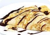 Crepes con gelato