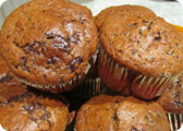 Muffin pera e cioccolata