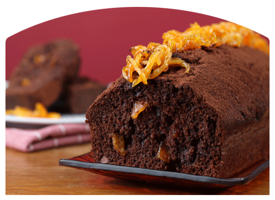 sl-La torta al cioccolato e arancio candito